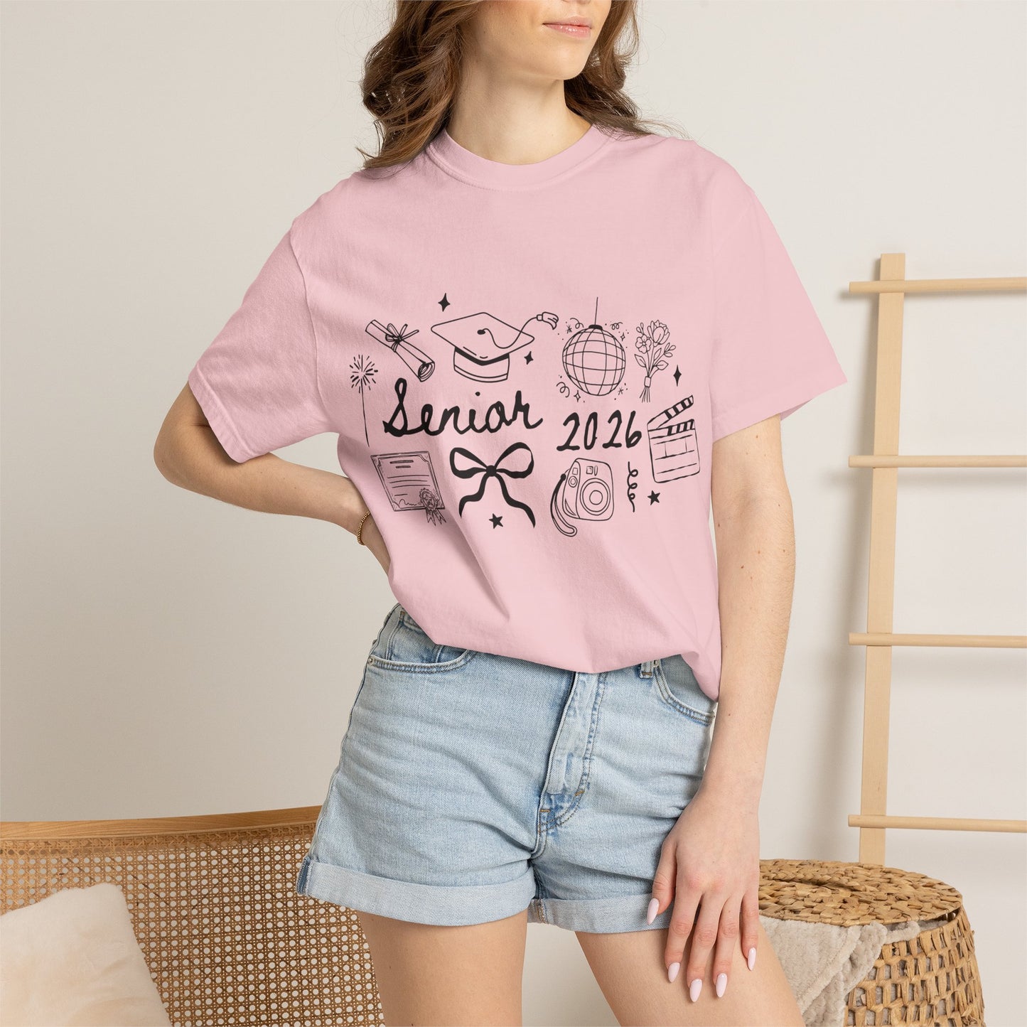 Senior 2026 Graduation Tee — Black Text