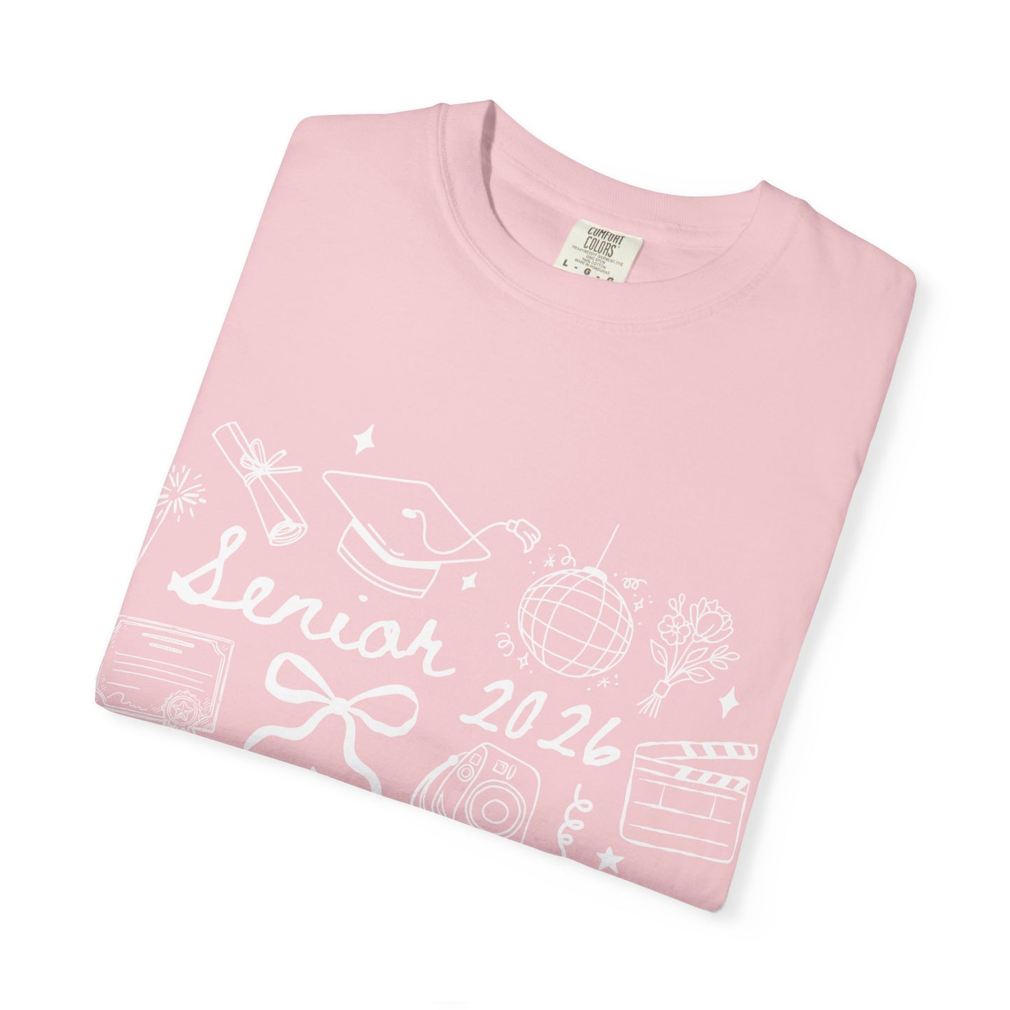 Senior 2026 Graduation Tee — White Text