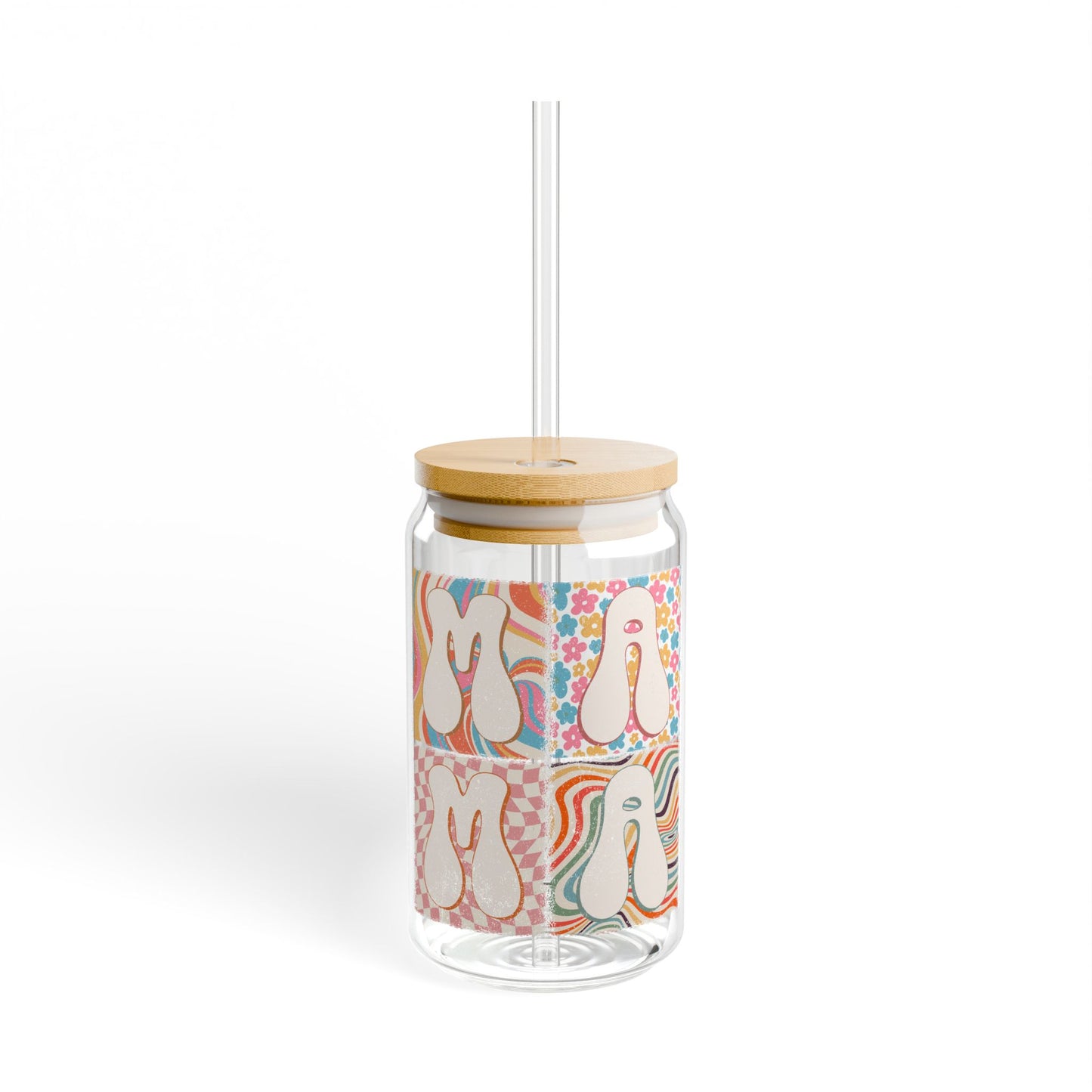 Groovy MAMA Glass Tumbler