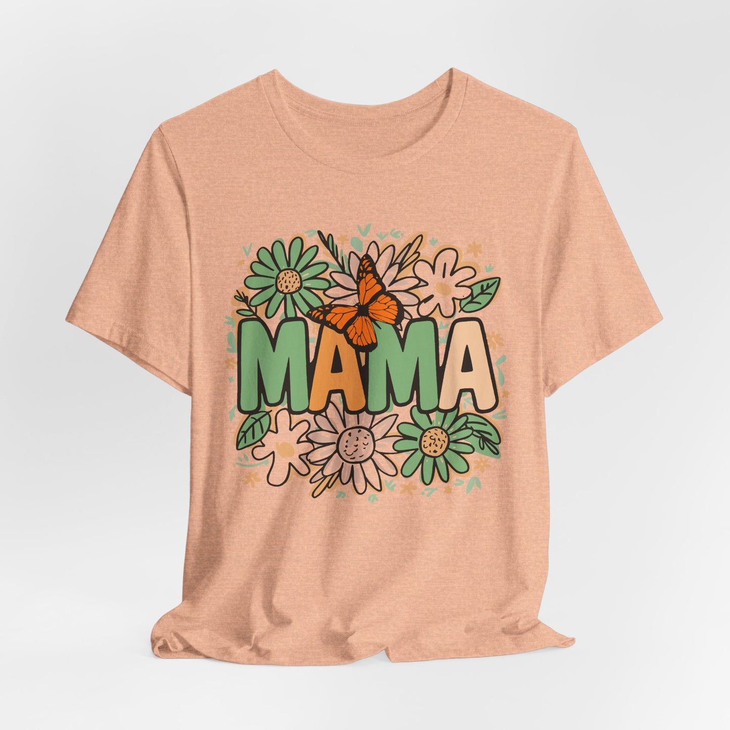 Retro Butterfly & Daisies MAMA Tee