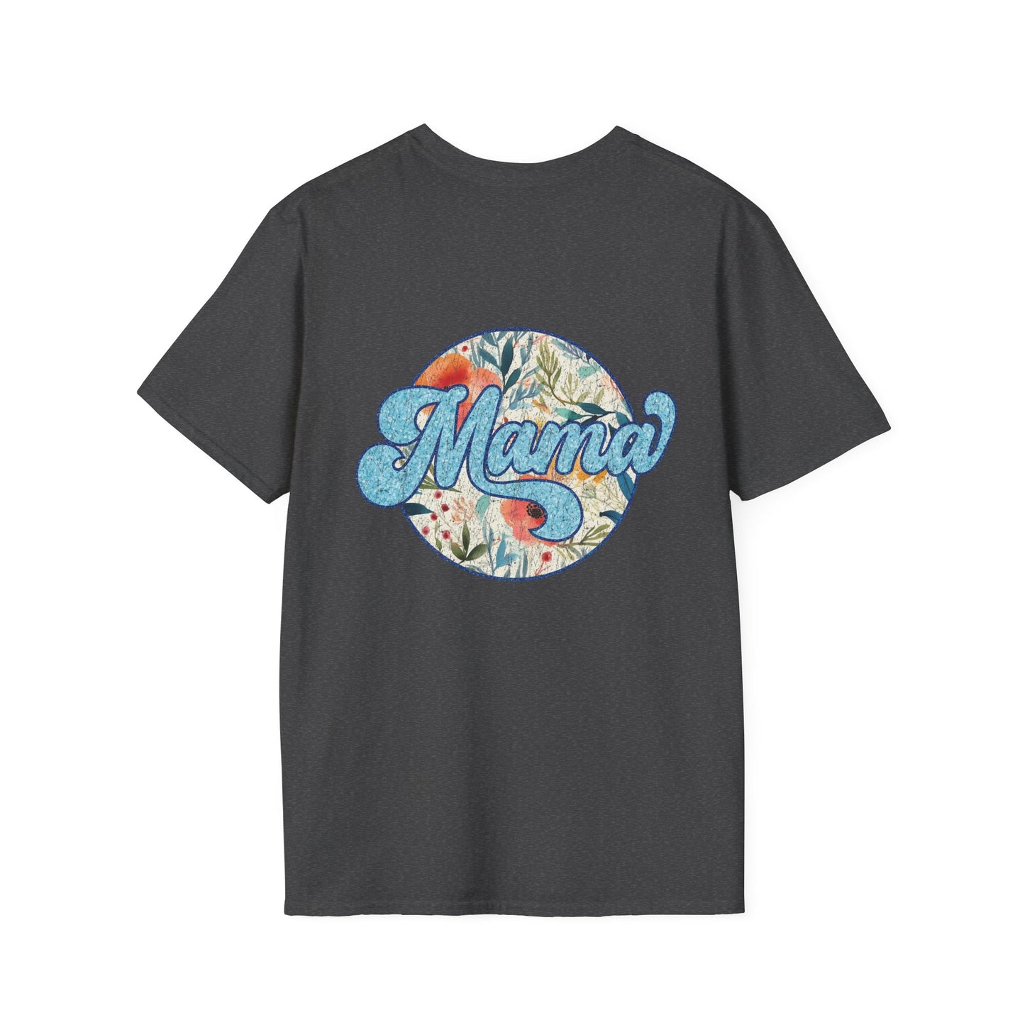 Retro Script Floral MAMA Tee