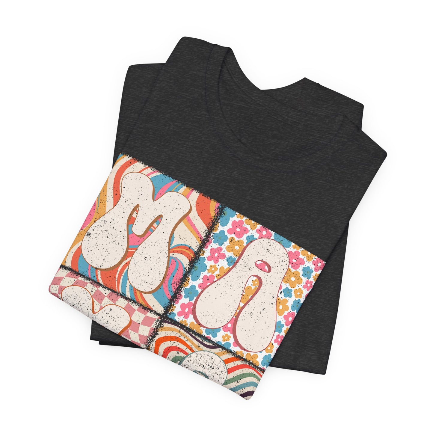 Mama Retro Groovy Squares Tee