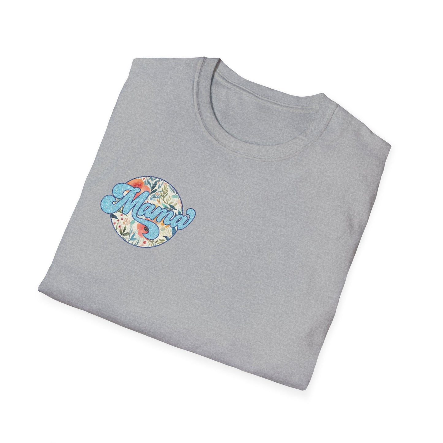 Retro Script Floral MAMA Tee