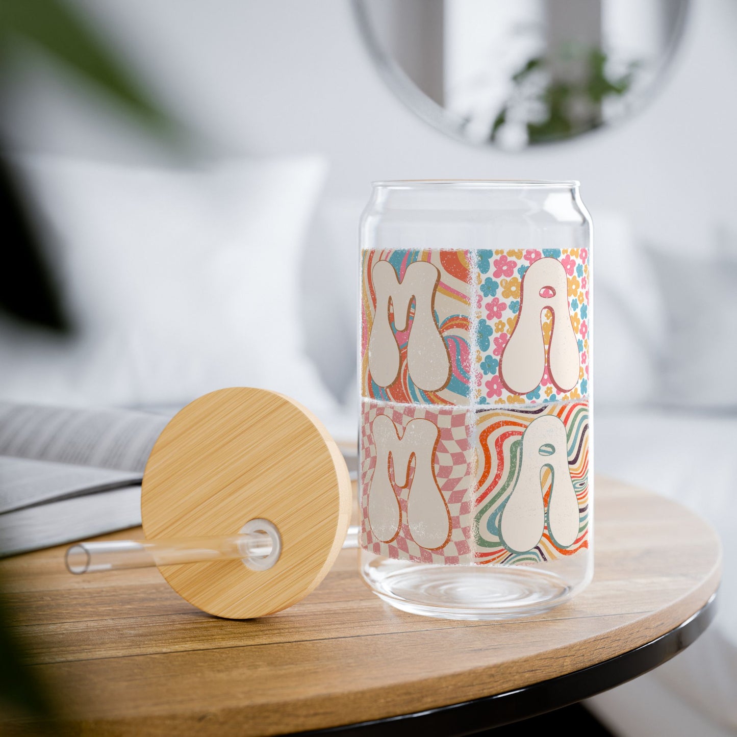 Groovy MAMA Glass Tumbler