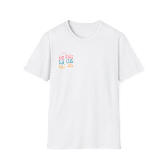 Lake Days T-Shirt — "Boat Waves Sun Rays" Summer Graphic Tee