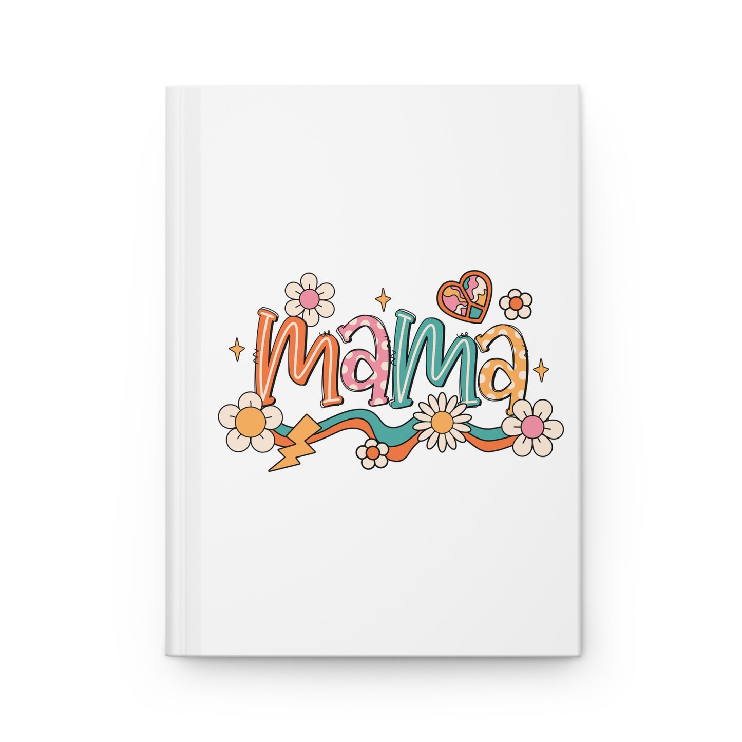 Retro Groovy MAMA Hardcover Journal Matte