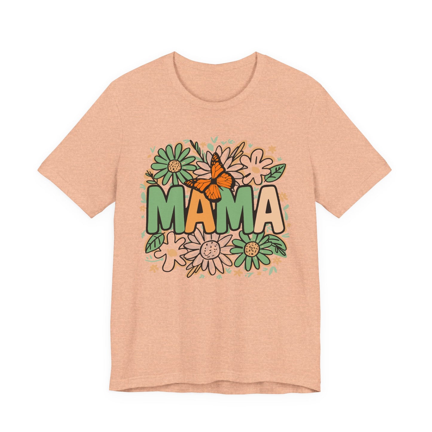 Retro Butterfly & Daisies MAMA Tee