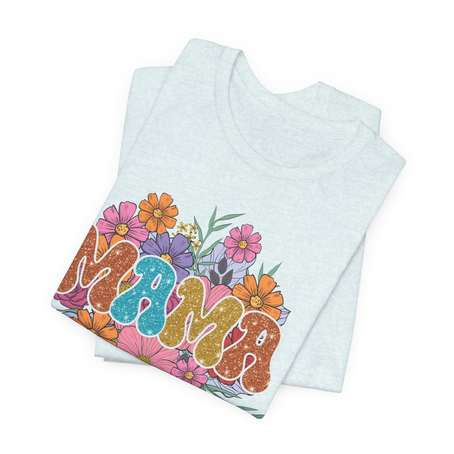 Mama Floral Vintage Tee — Retro Flower Mom Shirt for Mother’s Day