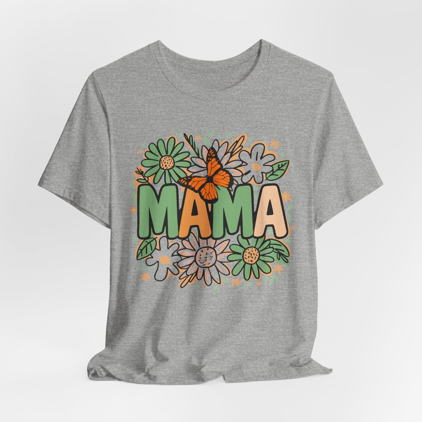 Retro Butterfly & Daisies MAMA Tee