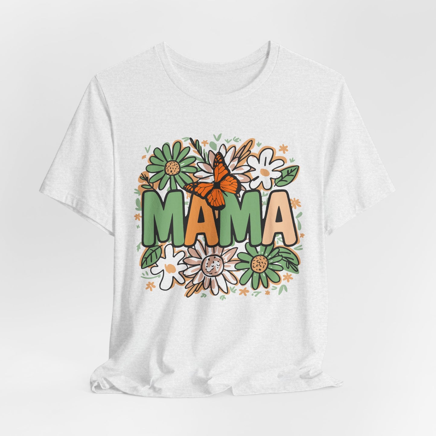 Retro Butterfly & Daisies MAMA Tee
