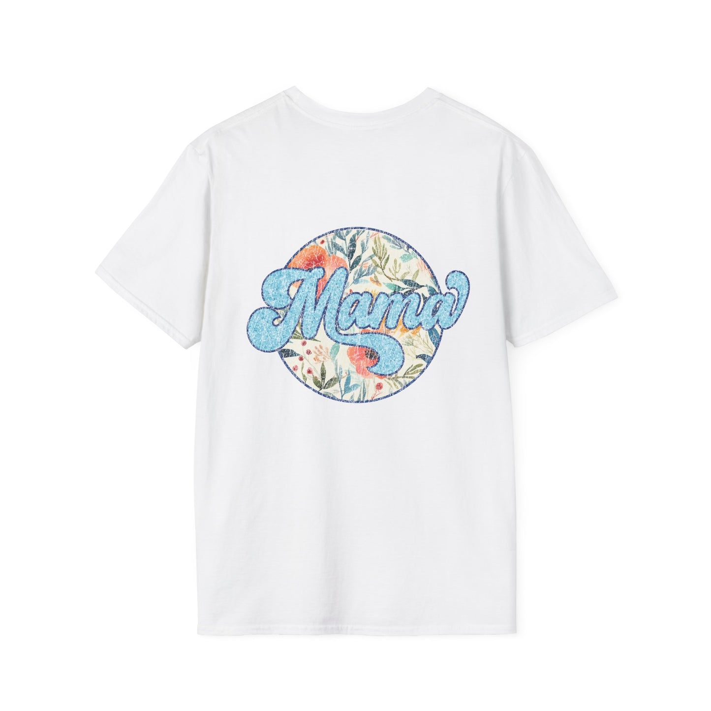 Retro Script Floral MAMA Tee