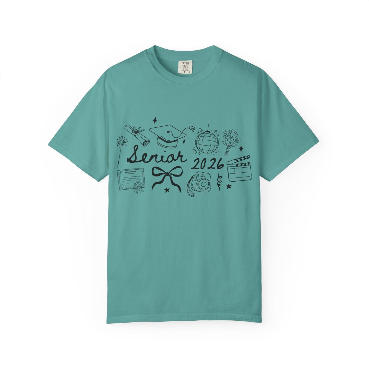 Senior 2026 Graduation Tee — Black Text