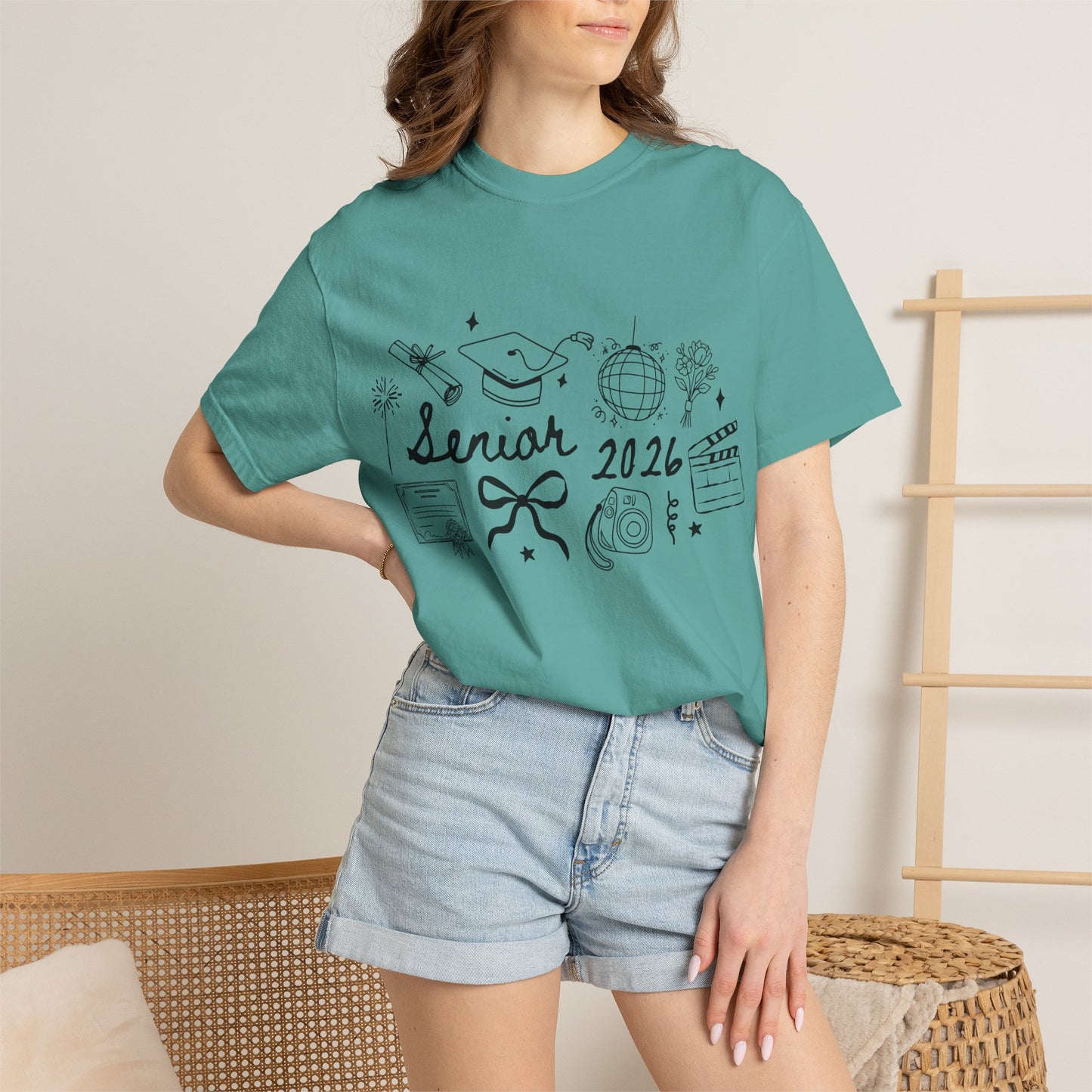 Senior 2026 Graduation Tee — Black Text