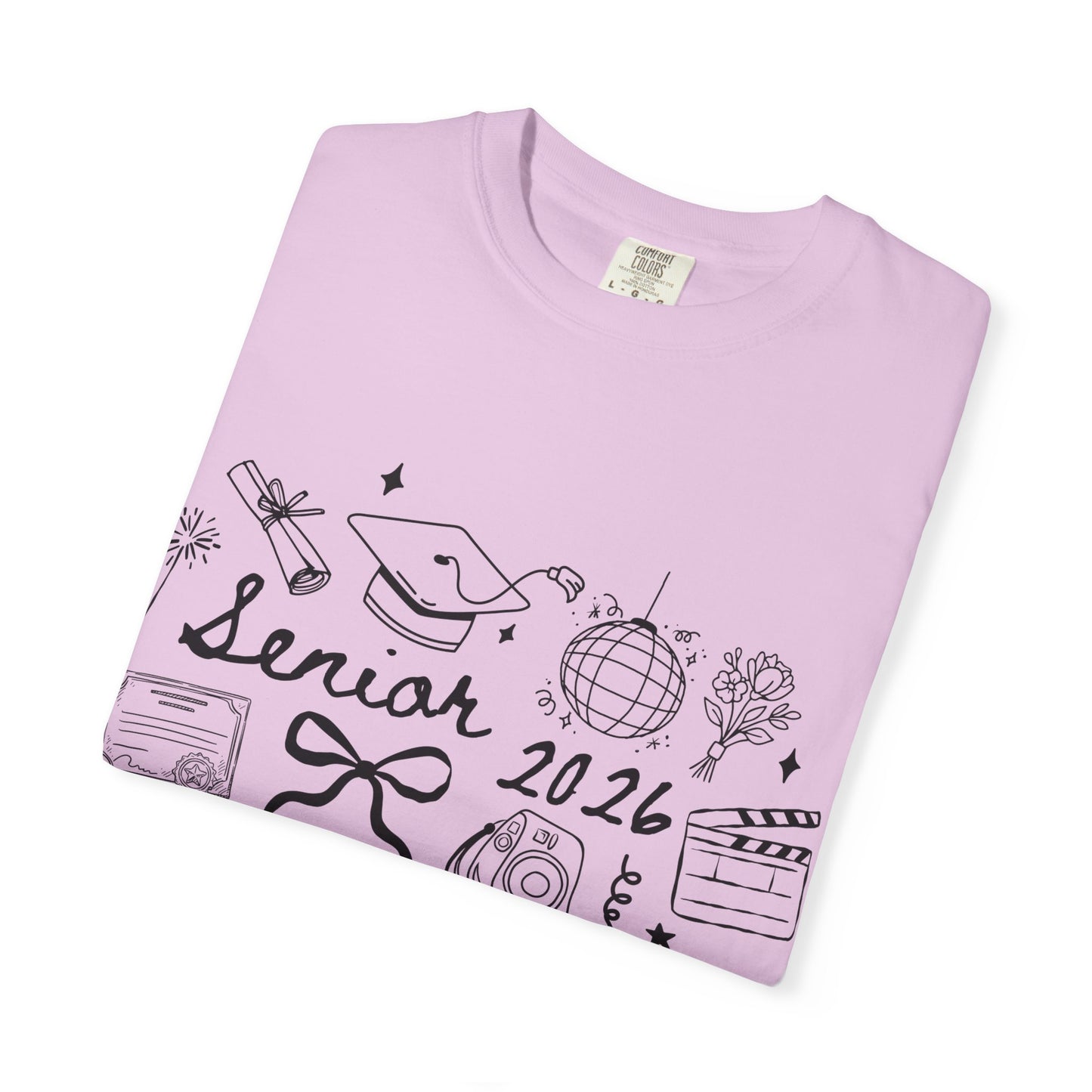 Senior 2026 Graduation Tee — Black Text