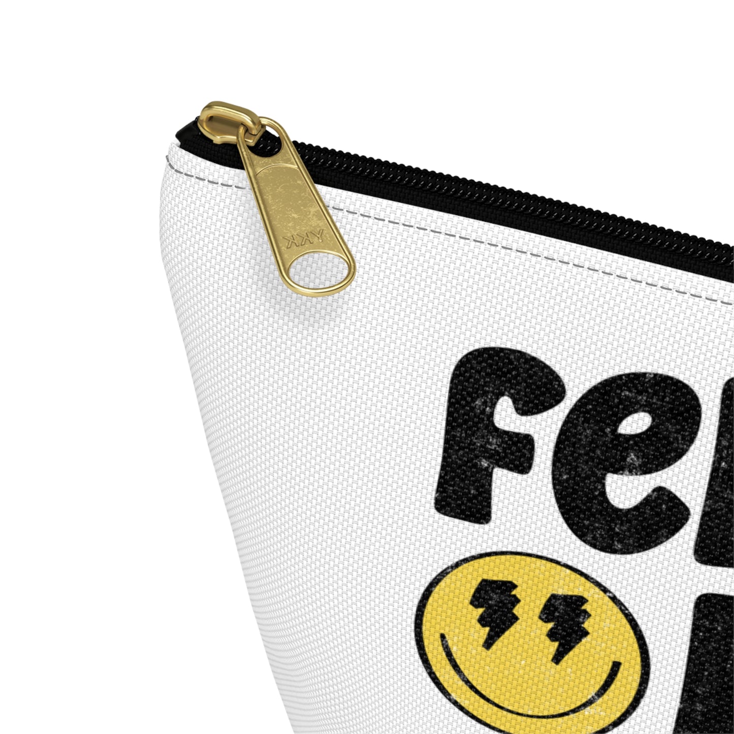 Feral Kids Club Zipper Pouch — T‑Bottom Accessory Bag