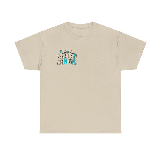 Mama Bow Graphic Tee — Floral Leopard MAMA Shirt for Mother’s Day