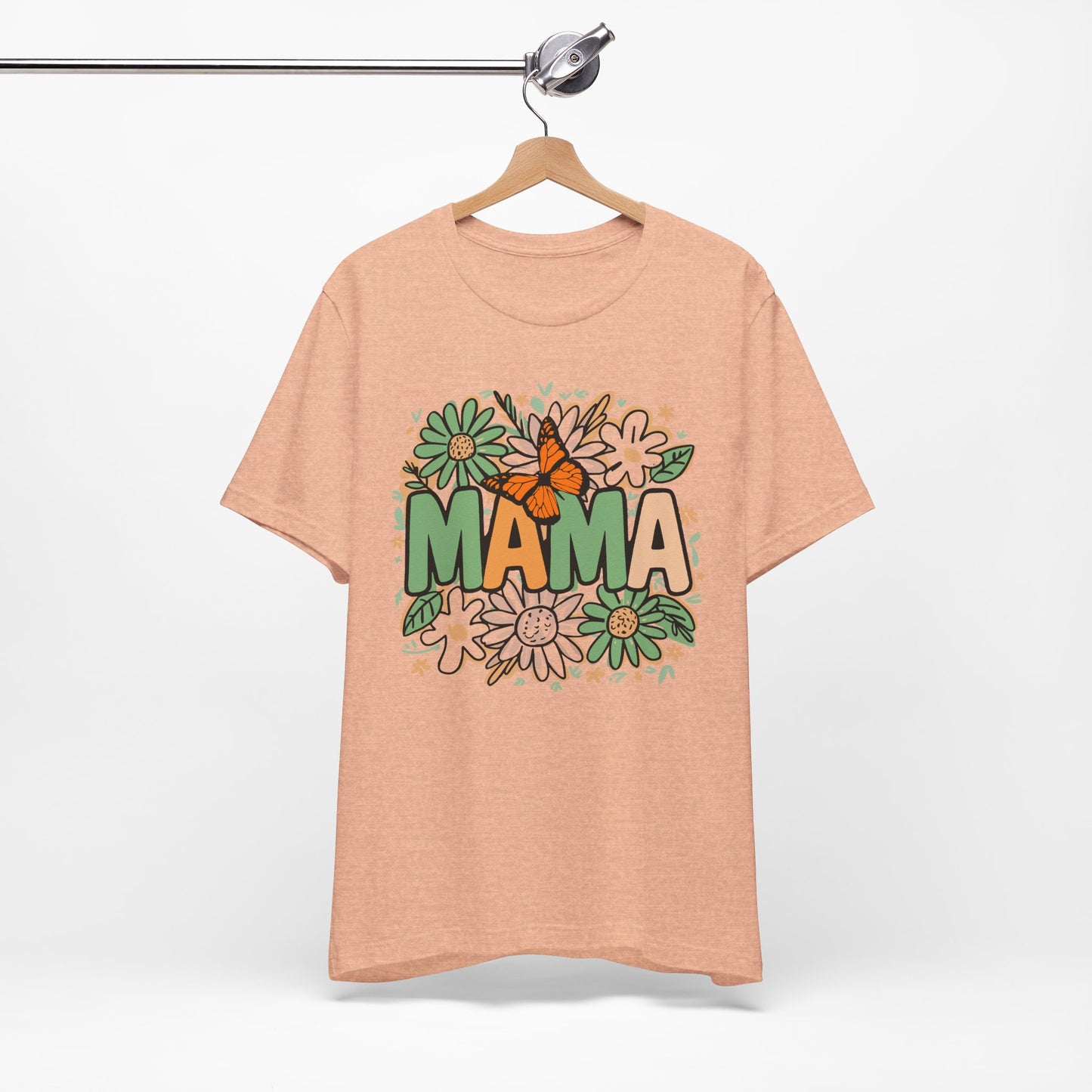 Retro Butterfly & Daisies MAMA Tee