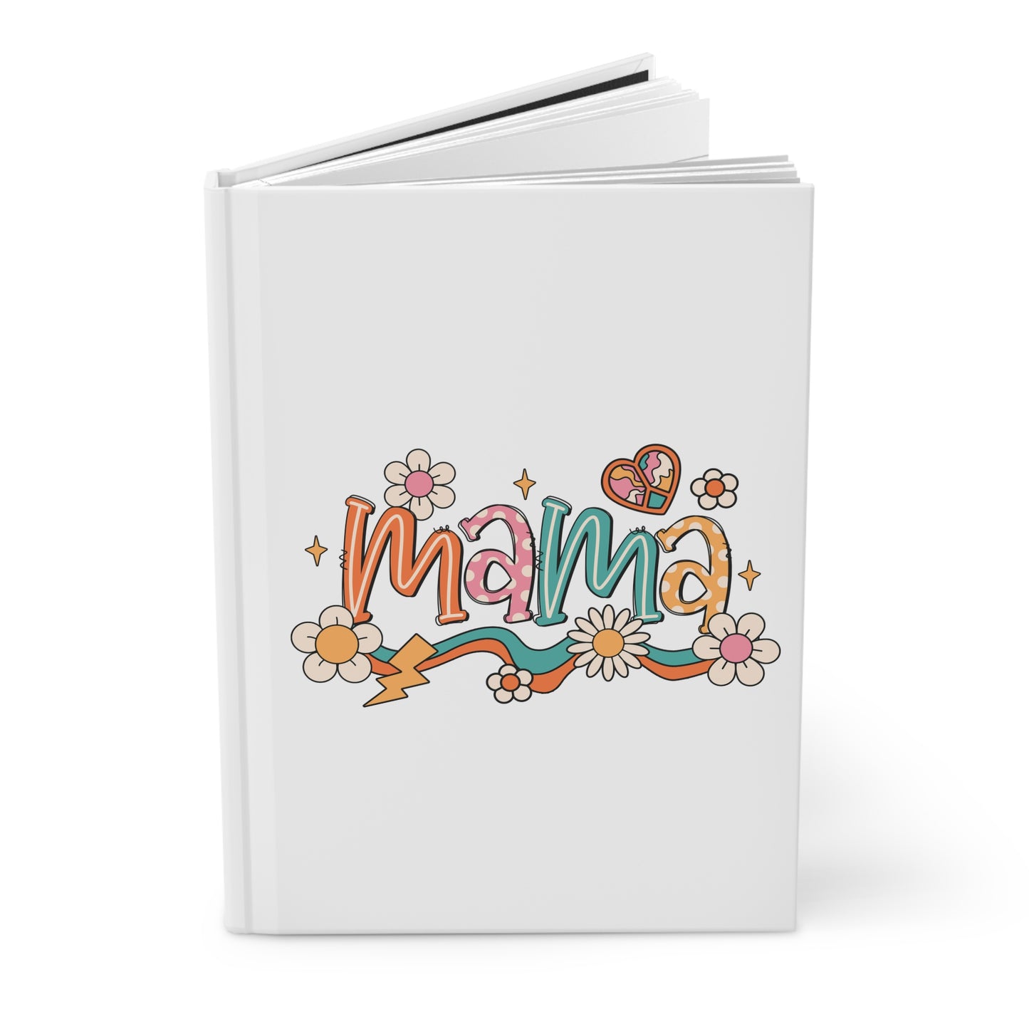 Retro Groovy MAMA Hardcover Journal Matte