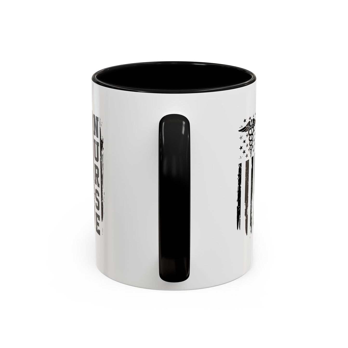 Nurse Caduceus American Flag Tee
 Accent Coffee Mug – American Flag Design (11/15 oz)