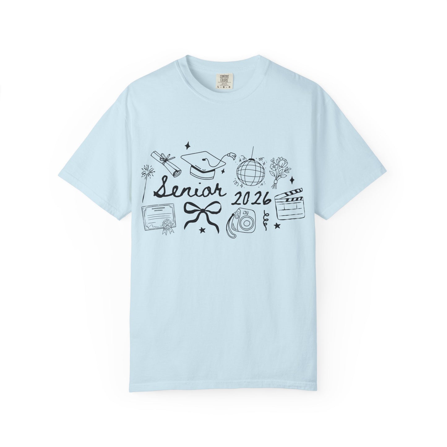 Senior 2026 Graduation Tee — Black Text