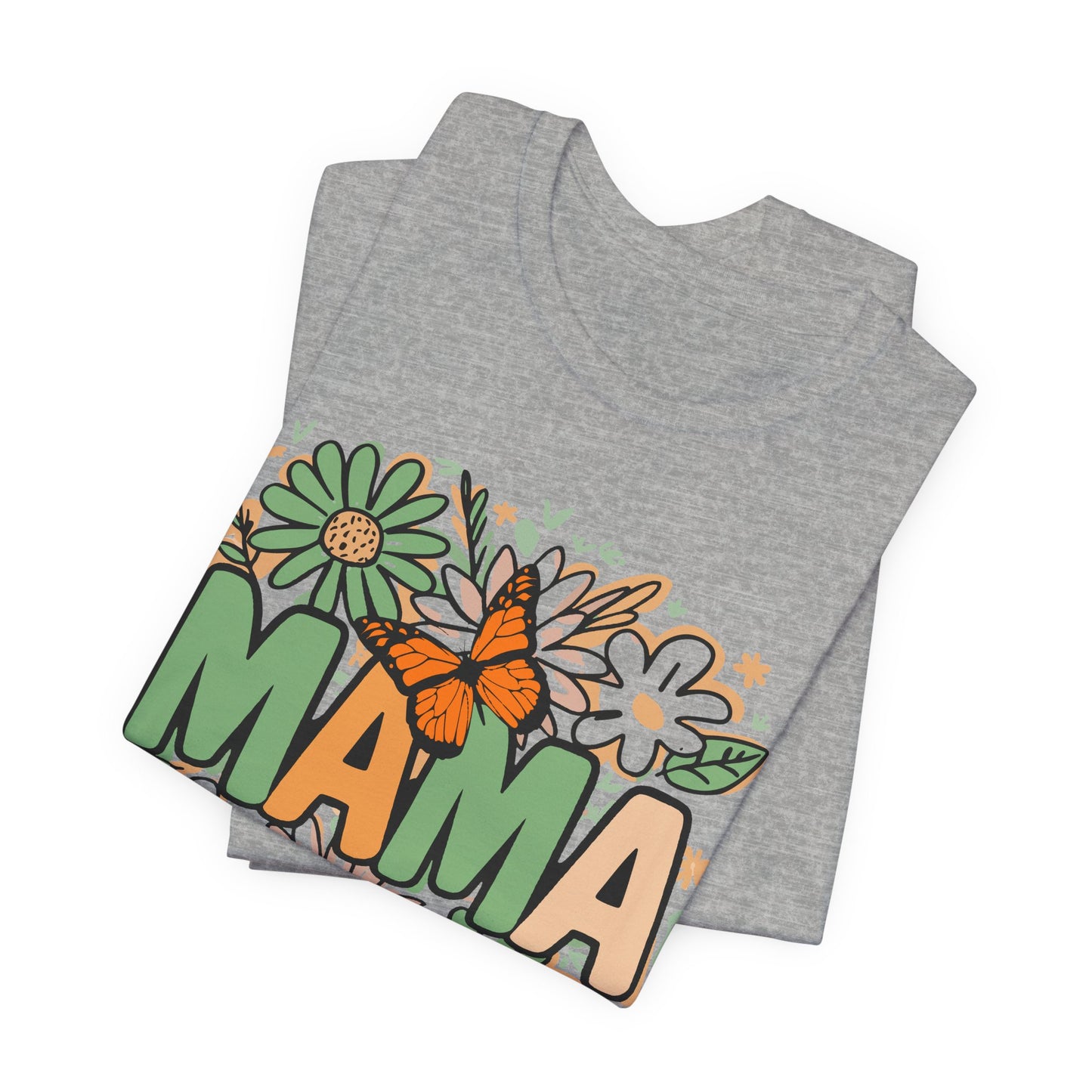 Retro Butterfly & Daisies MAMA Tee