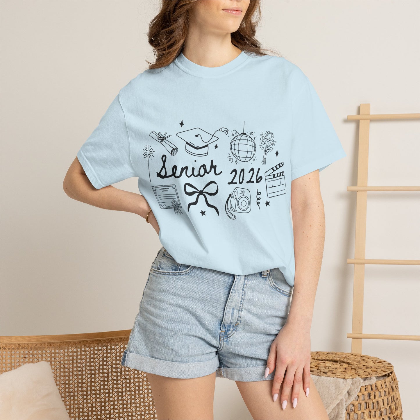Senior 2026 Graduation Tee — Black Text