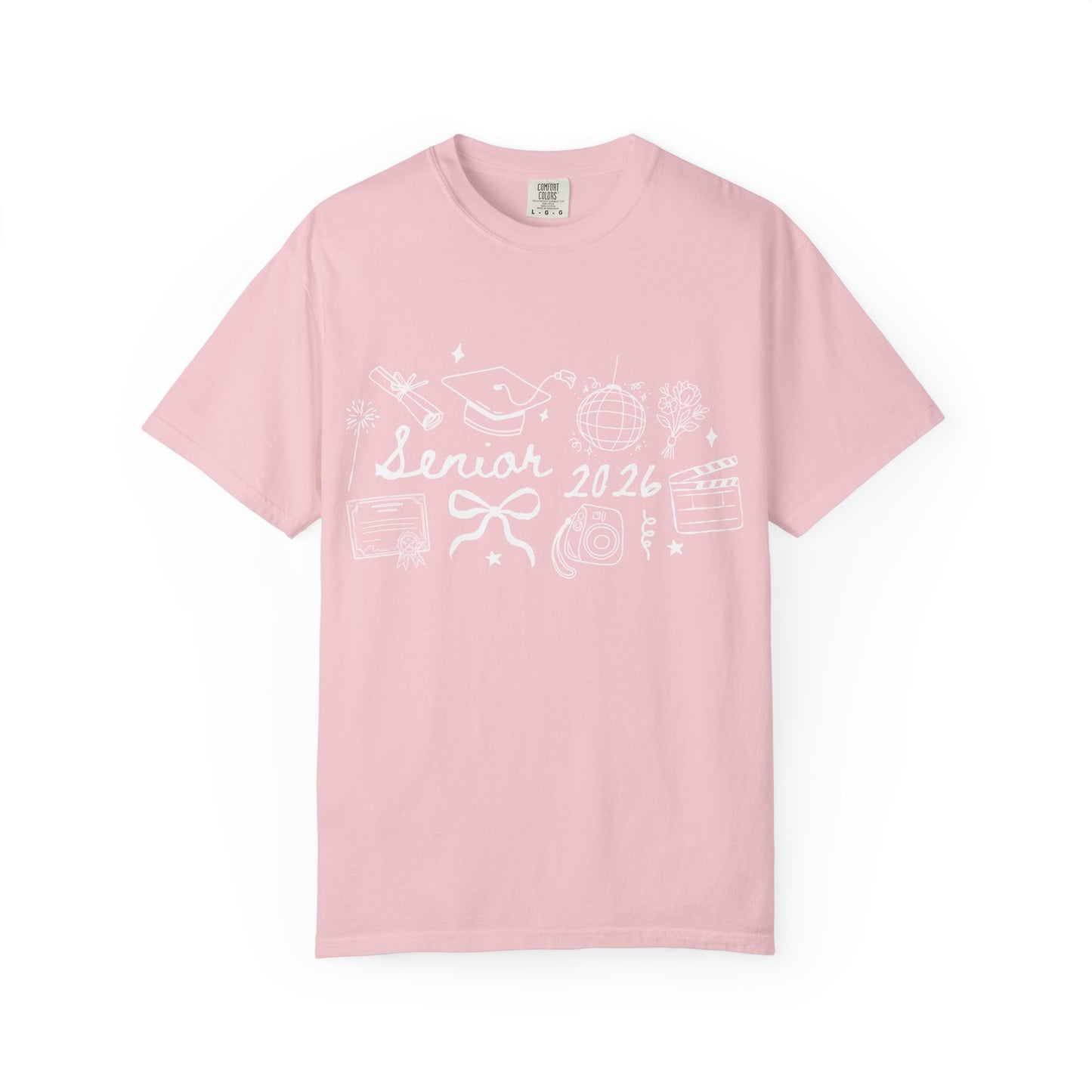 Senior 2026 Graduation Tee — White Text