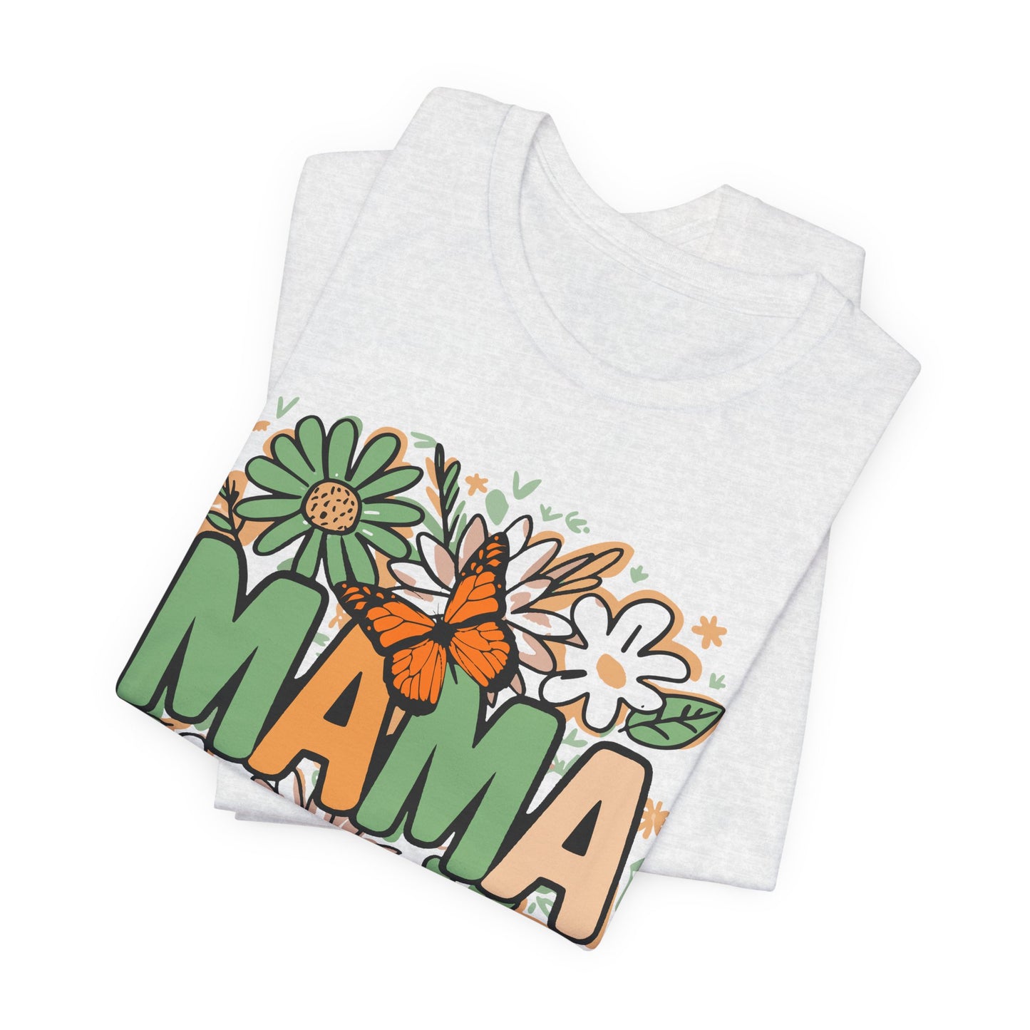 Retro Butterfly & Daisies MAMA Tee