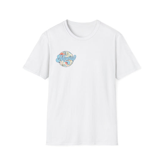 Retro Script Floral MAMA Tee