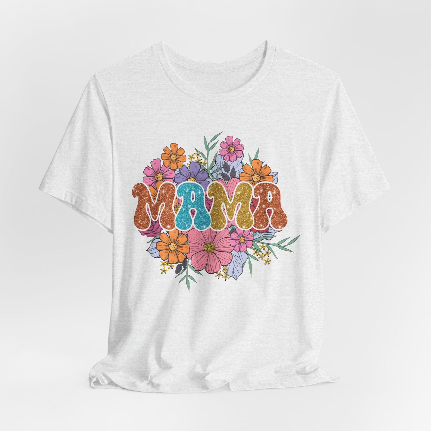Mama Floral Vintage Tee — Retro Flower Mom Shirt for Mother’s Day
