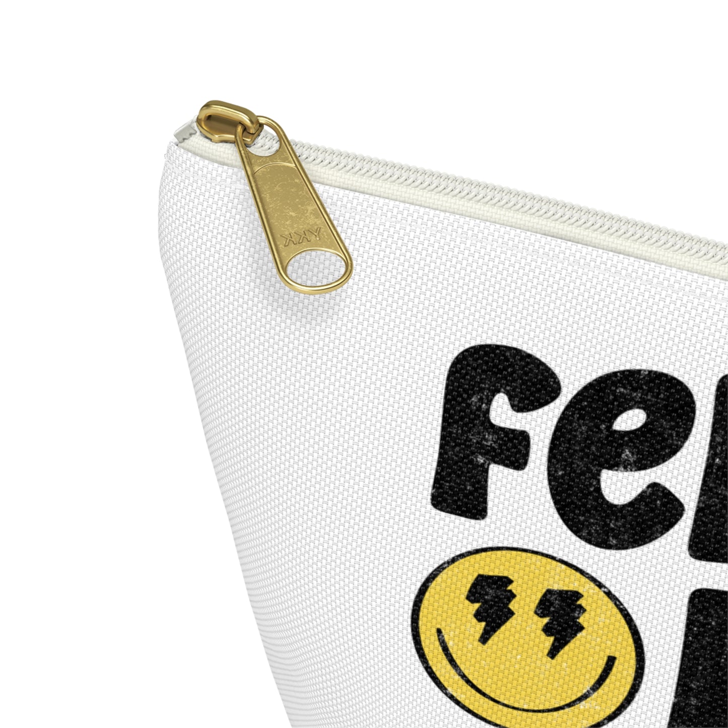 Feral Kids Club Zipper Pouch — T‑Bottom Accessory Bag