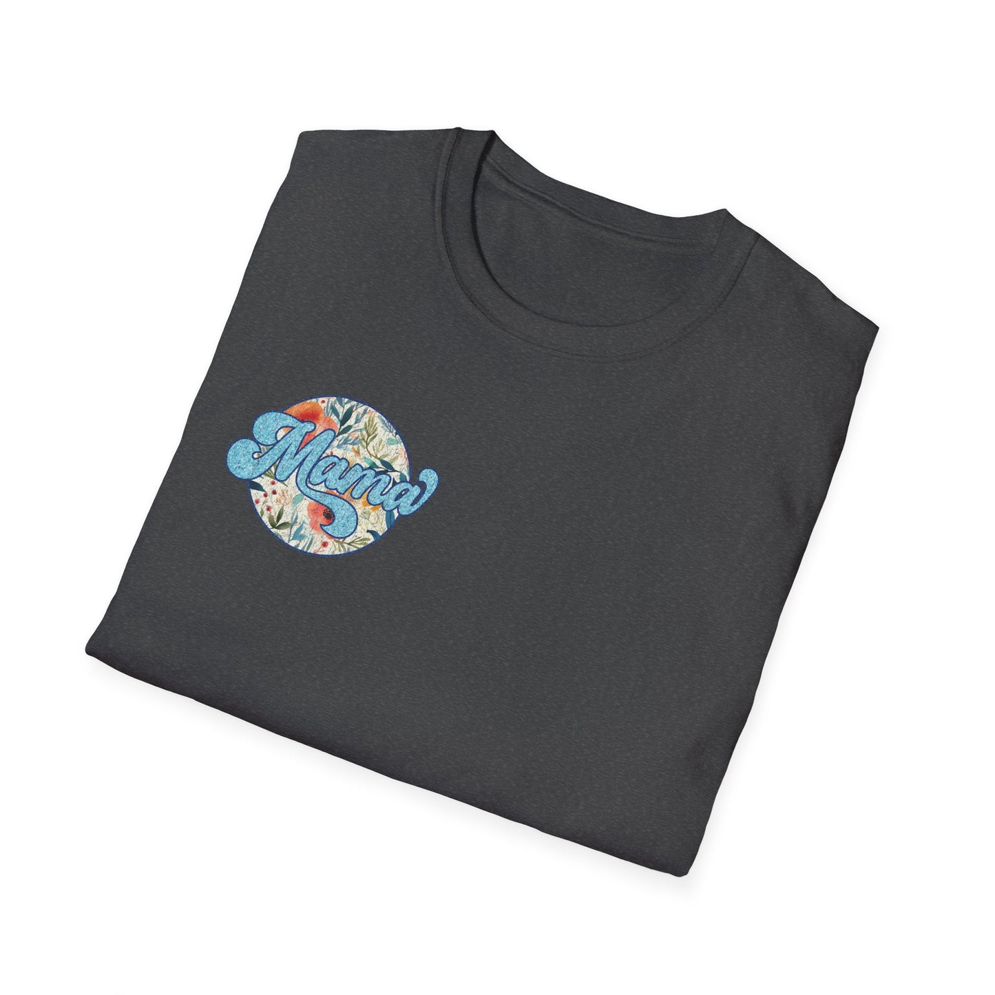 Retro Script Floral MAMA Tee