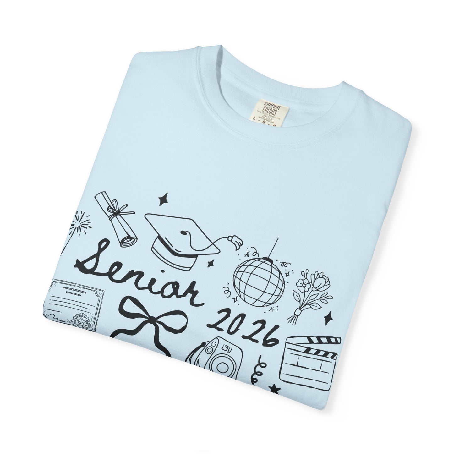 Senior 2026 Graduation Tee — Black Text