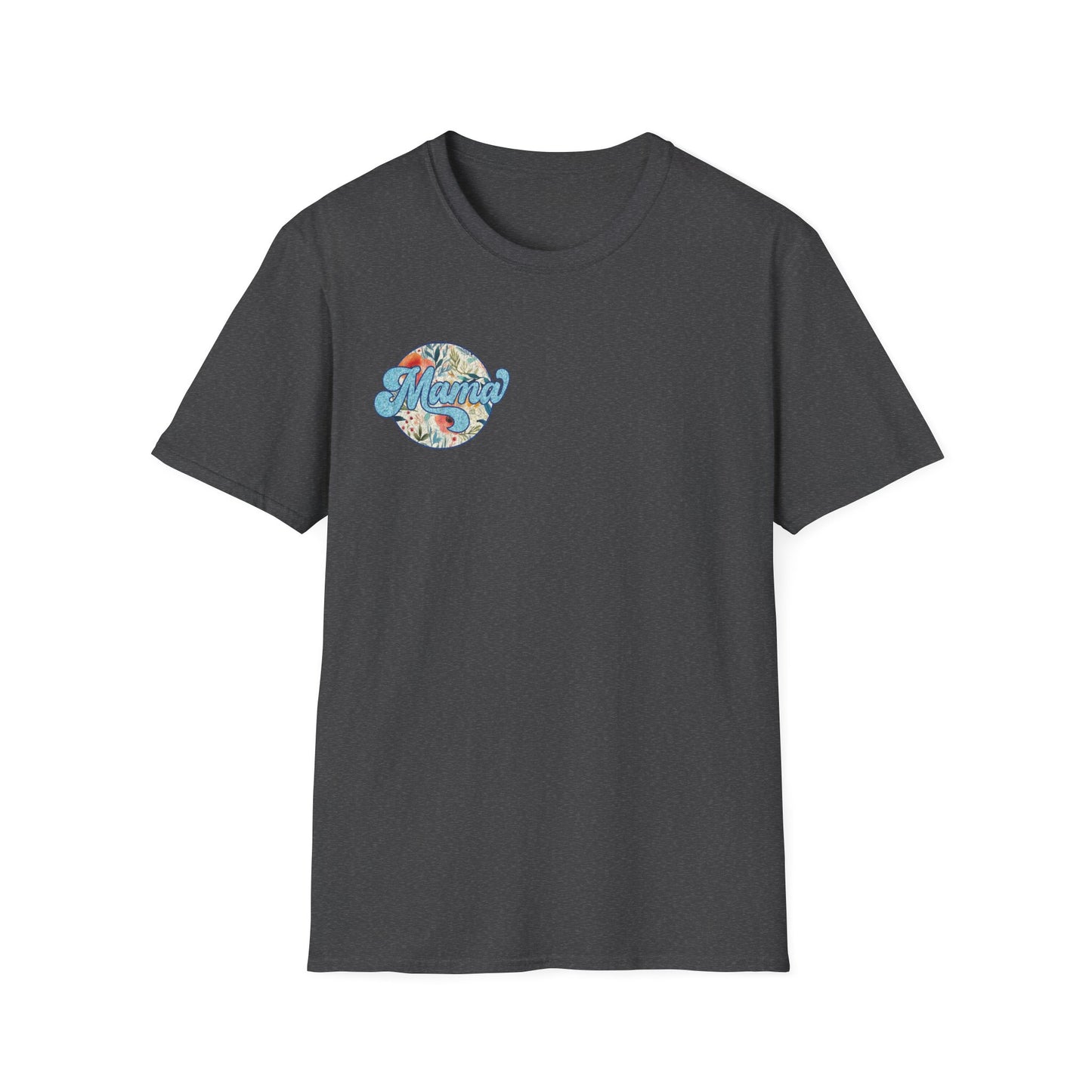 Retro Script Floral MAMA Tee