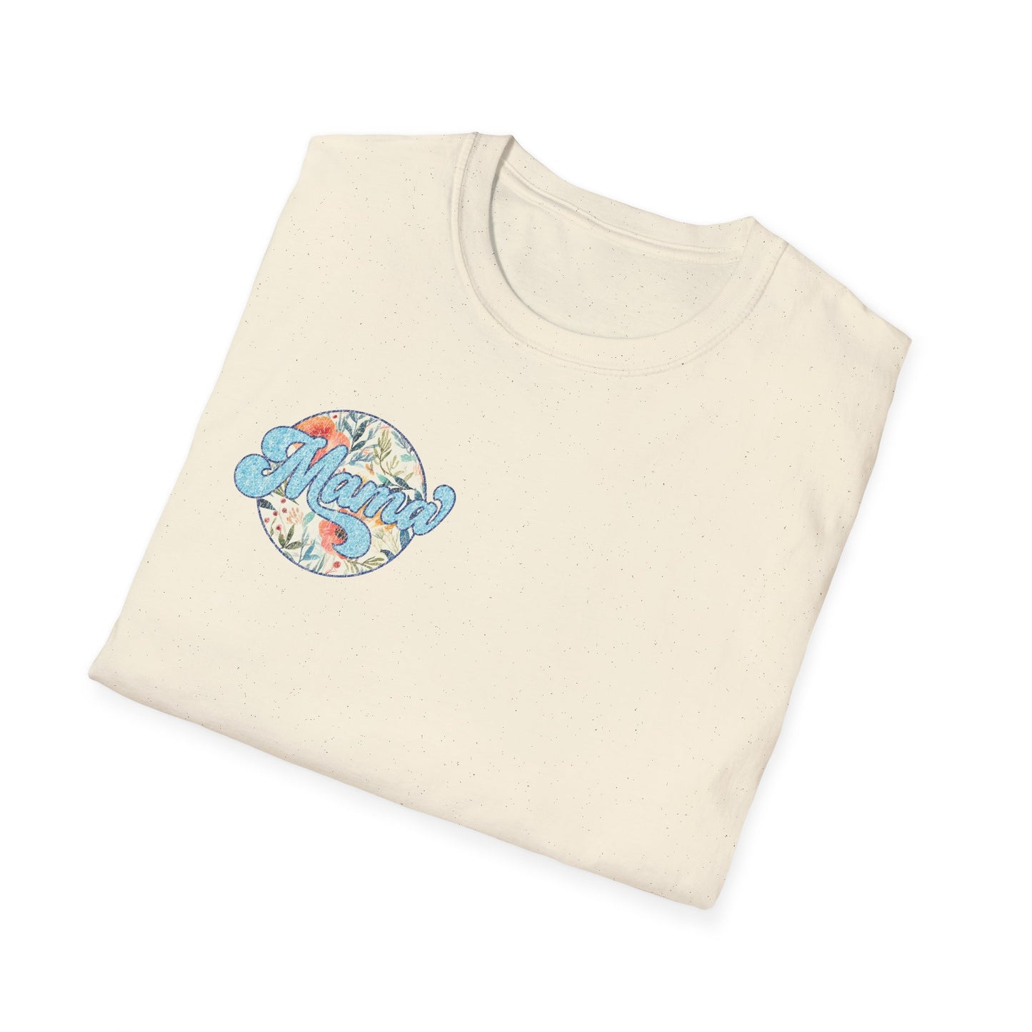 Retro Script Floral MAMA Tee