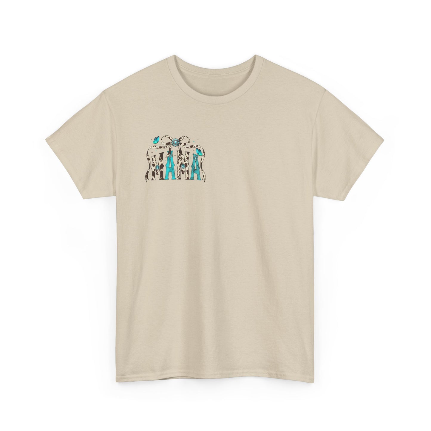 Mama Bow Graphic Tee — Floral Leopard MAMA Shirt for Mother’s Day