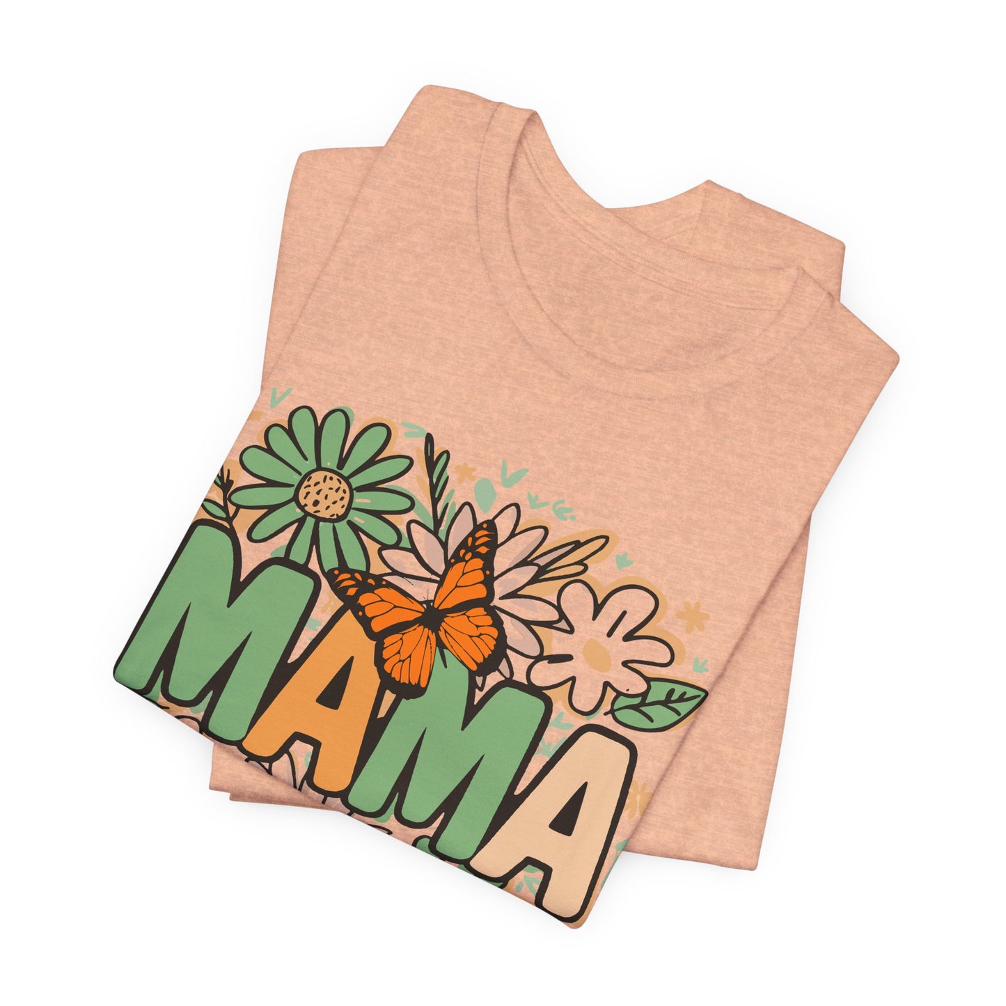Retro Butterfly & Daisies MAMA Tee