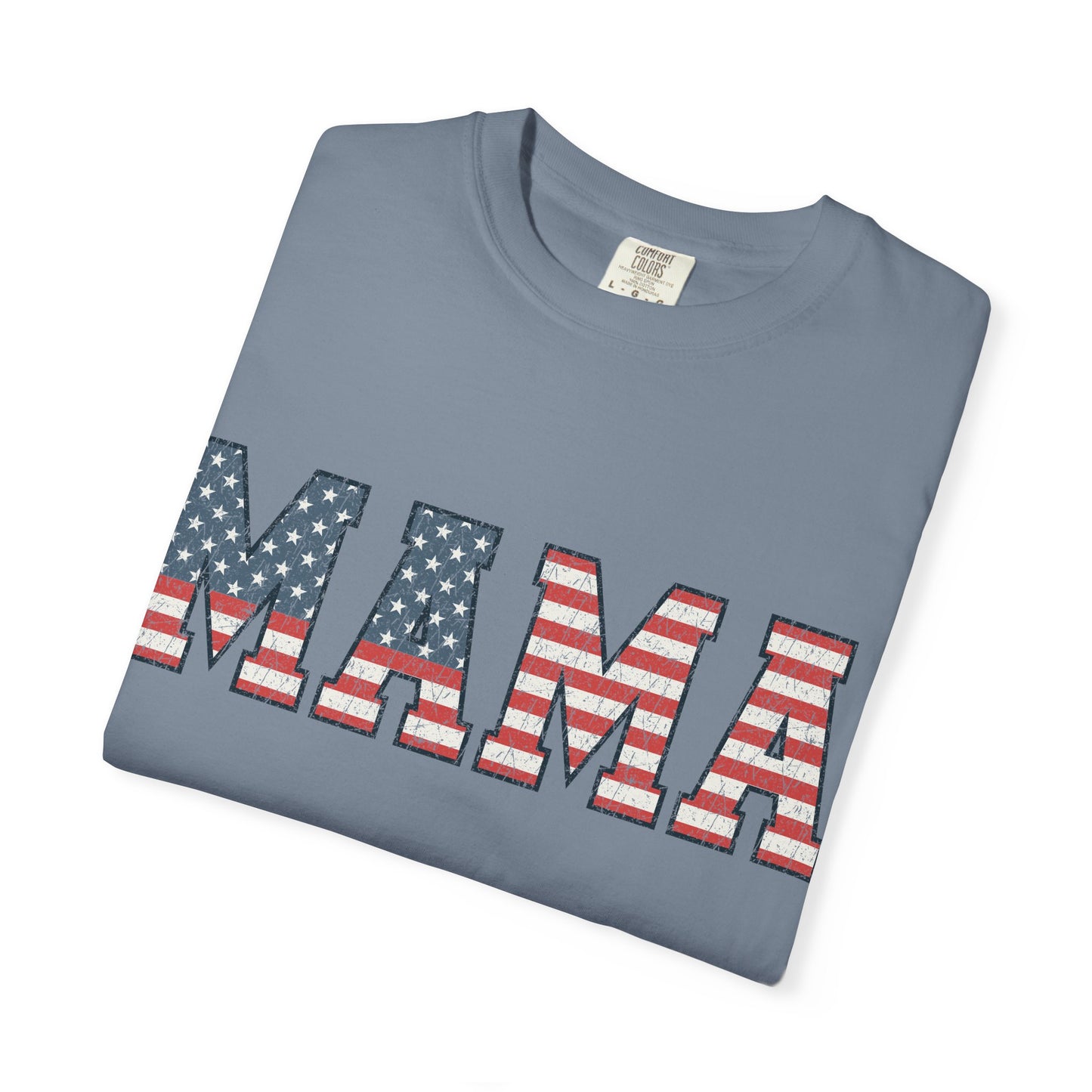 American Flag Patriotic MAMA Tee