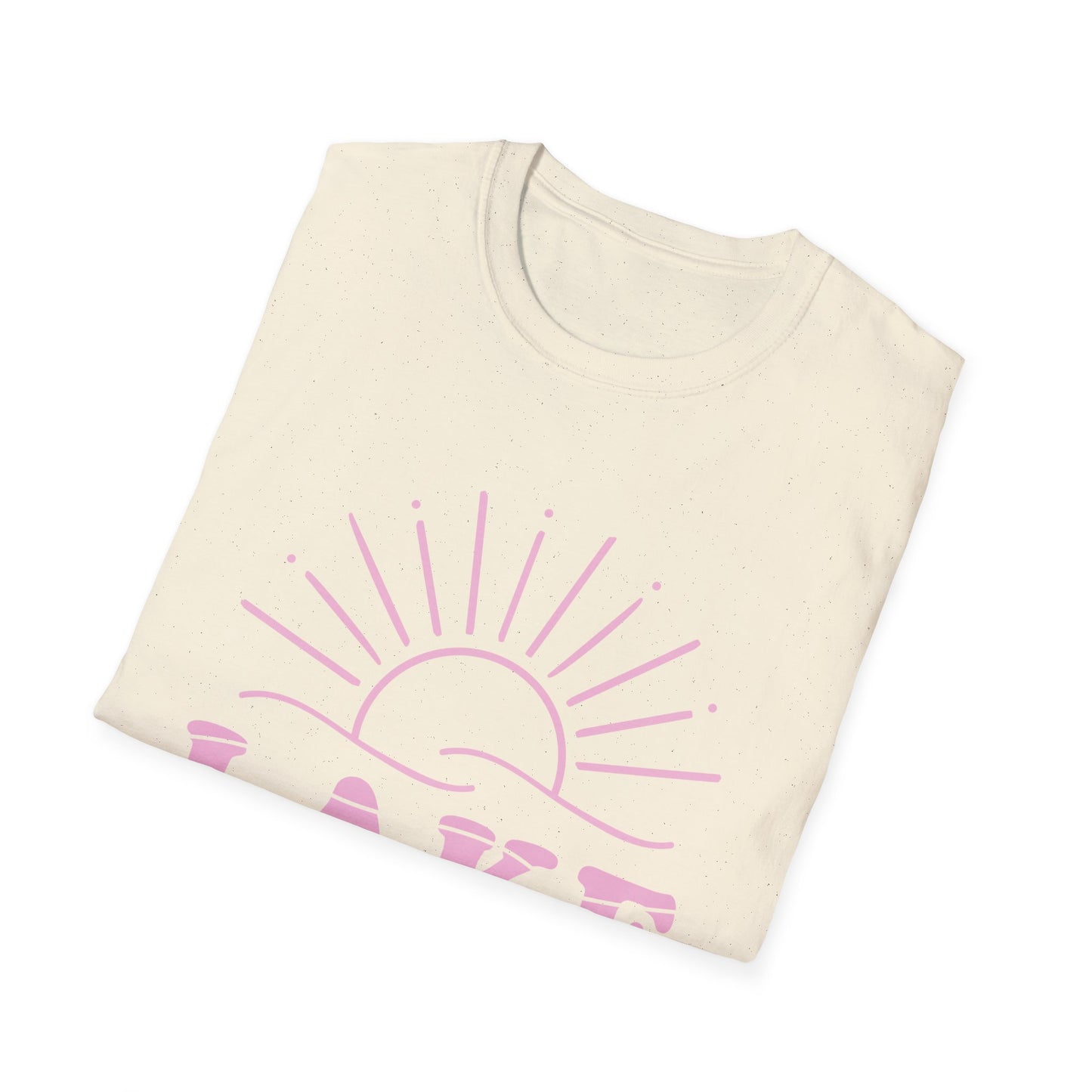 Lake Junkie T-Shirt — Pastel Sunset Lake Lover Tee