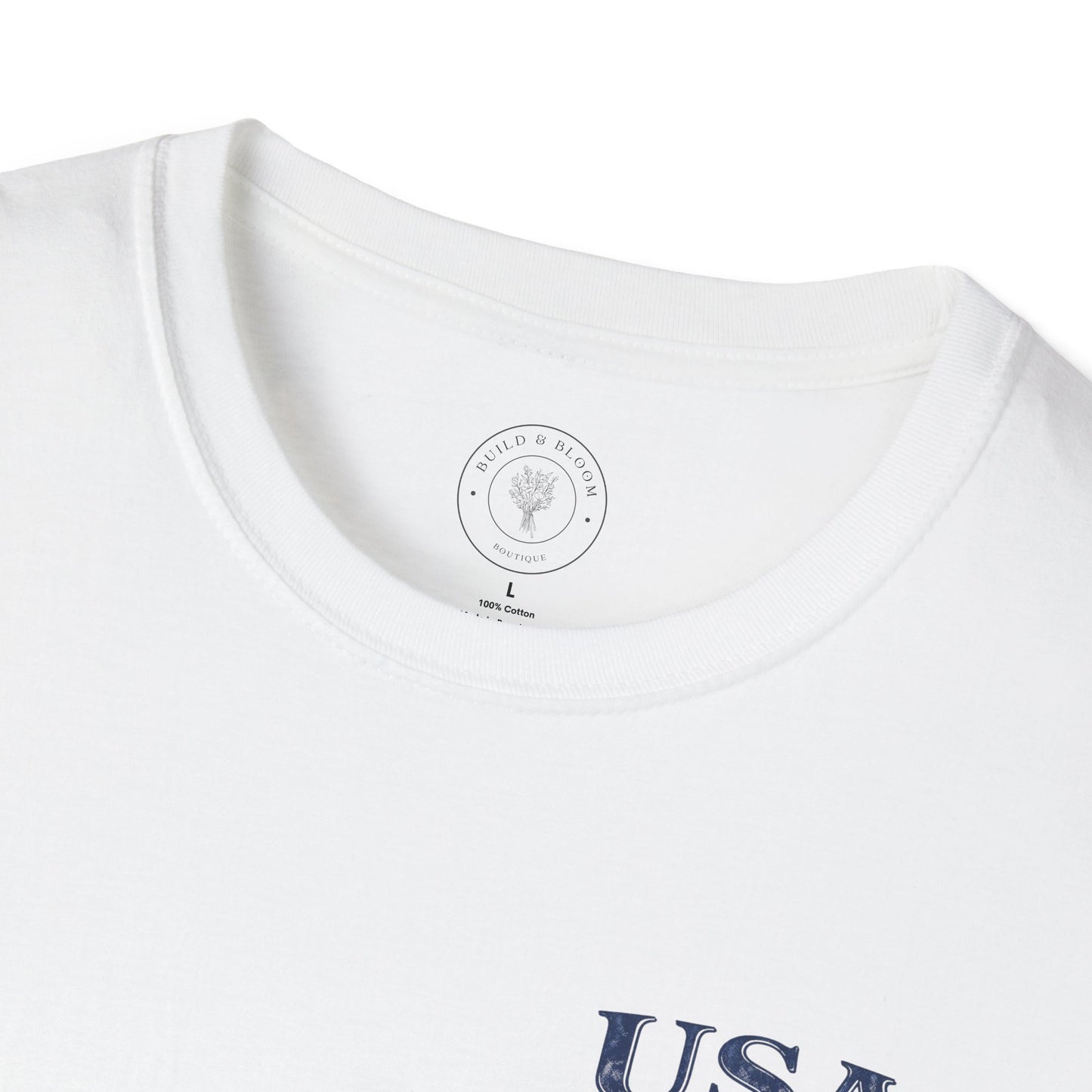 USA Est. 1776 Patriotic T‑Shirt  — Male Rider