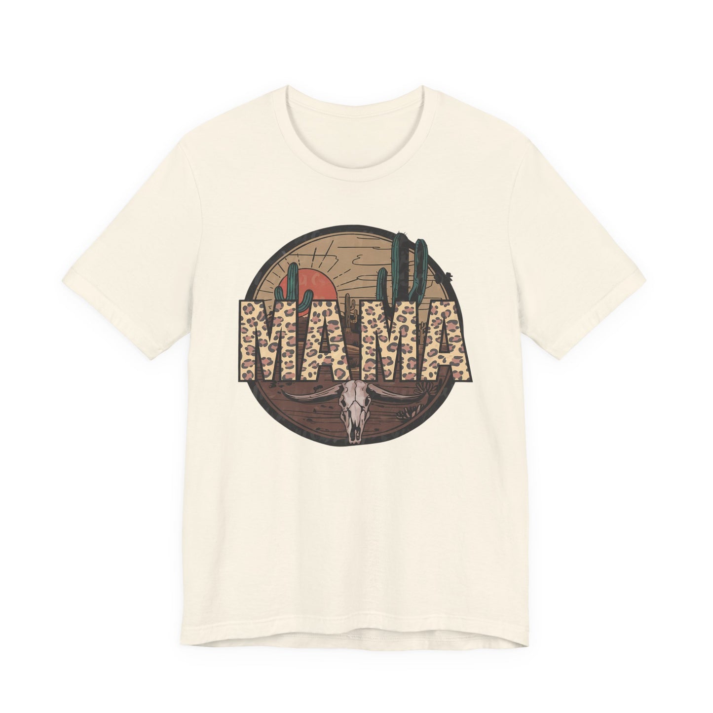 Leopard Print Western MAMA Tee