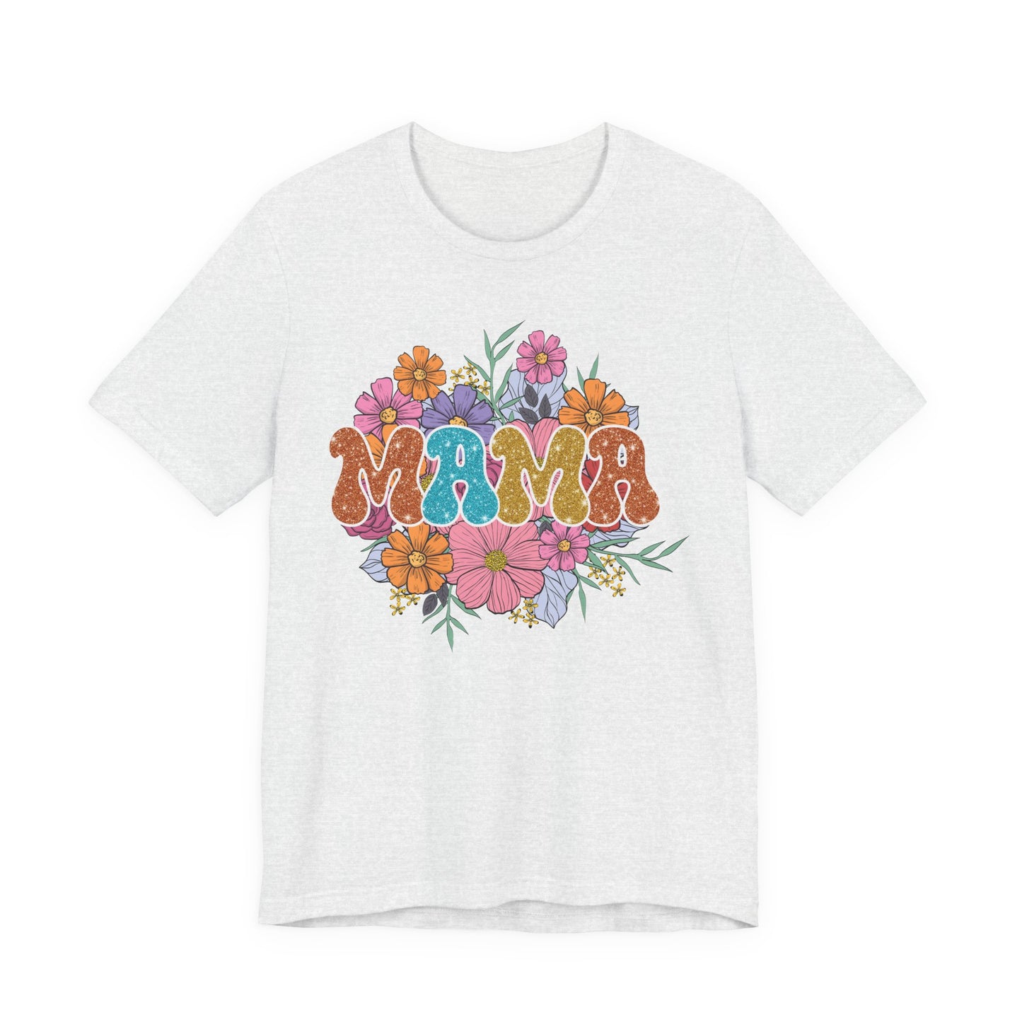 Mama Floral Vintage Tee — Retro Flower Mom Shirt for Mother’s Day