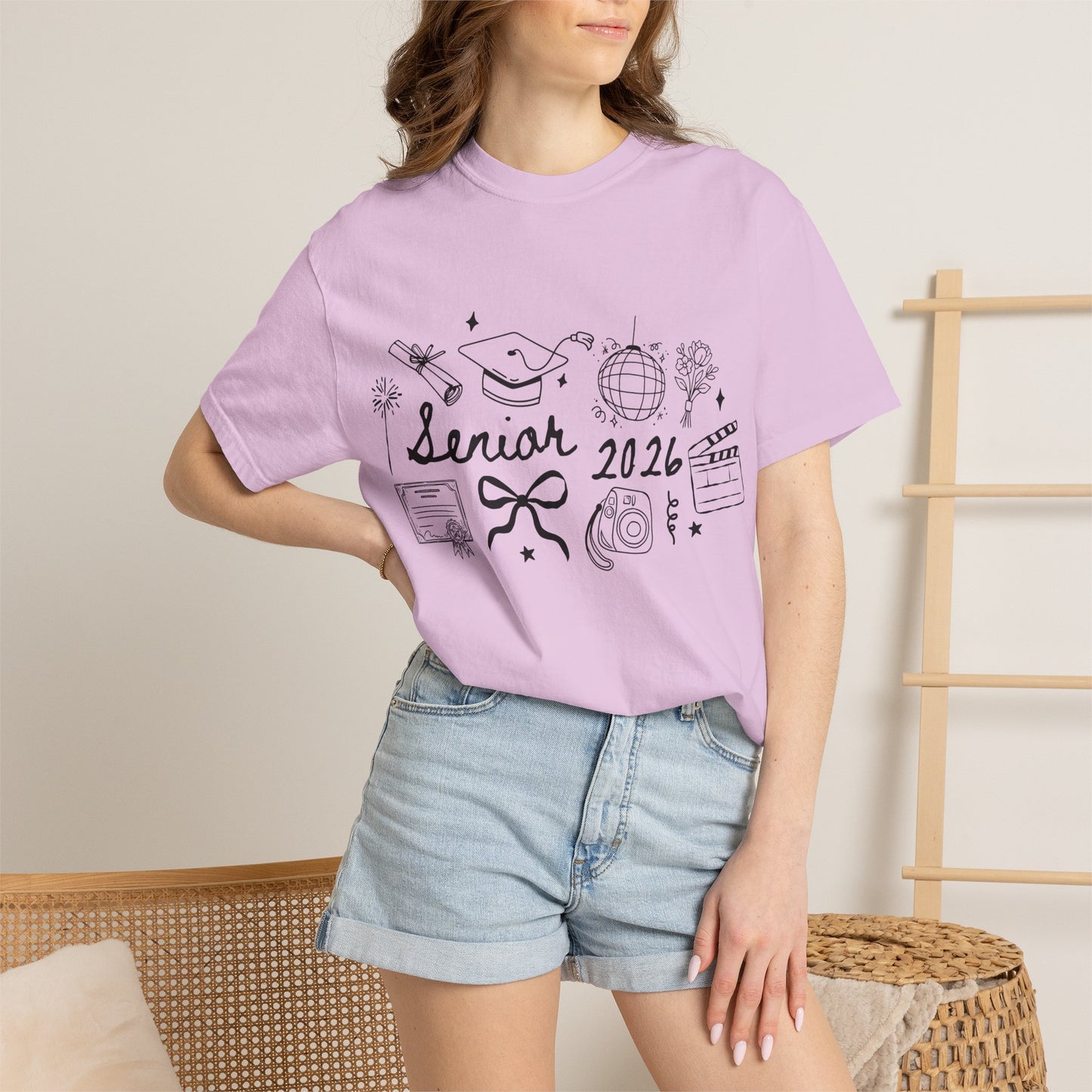 Senior 2026 Graduation Tee — Black Text