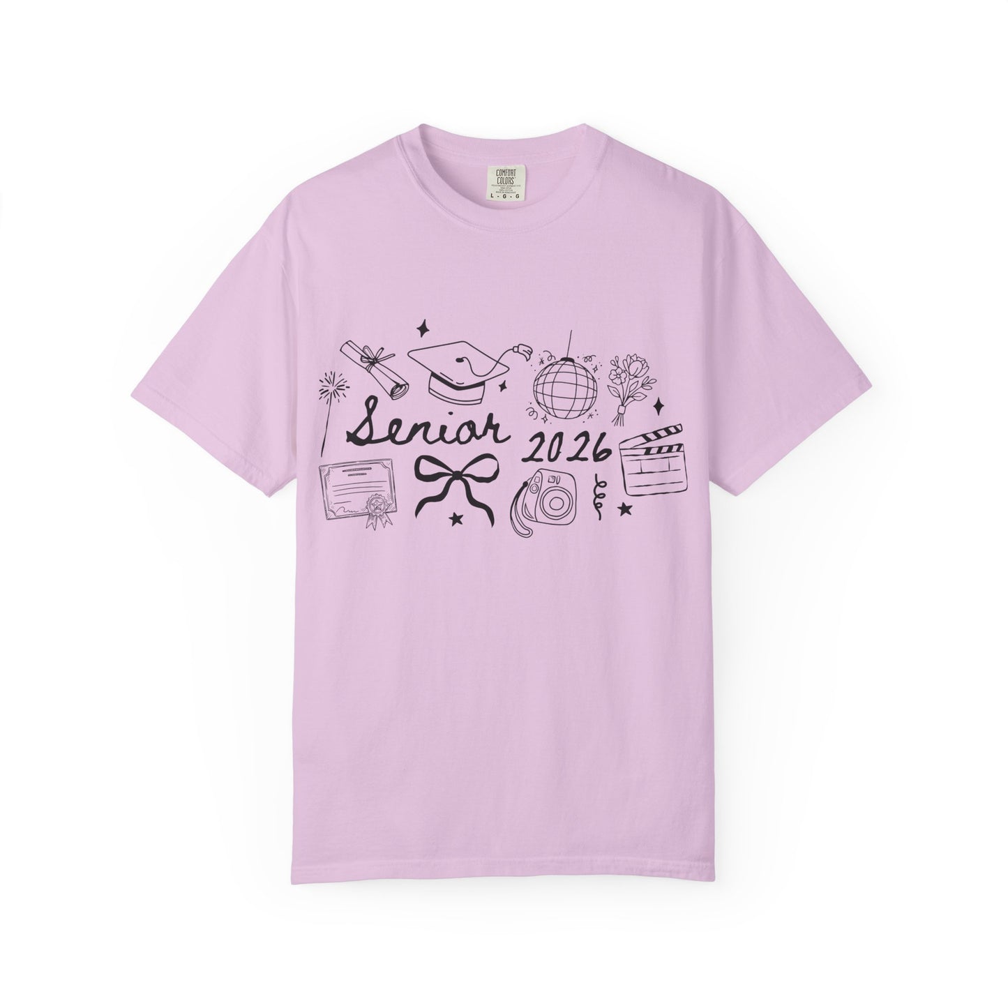 Senior 2026 Graduation Tee — Black Text