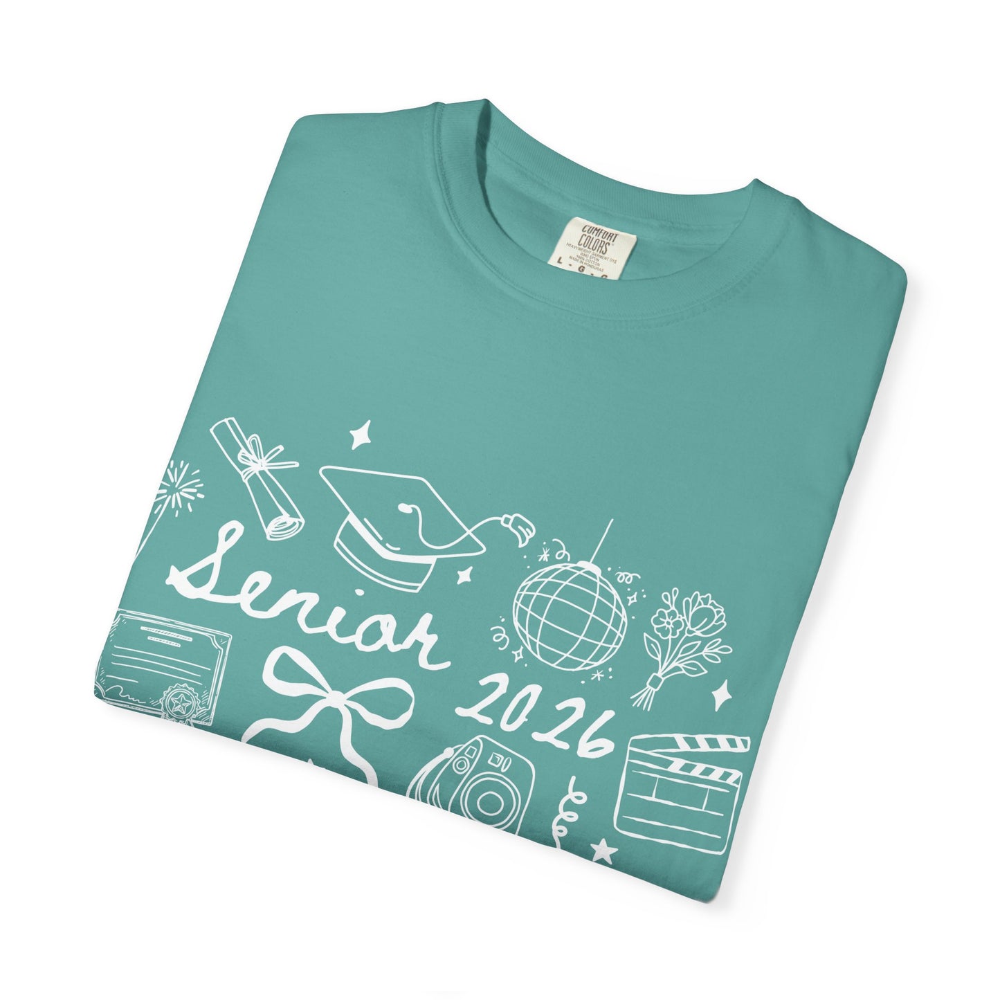Senior 2026 Graduation Tee — White Text