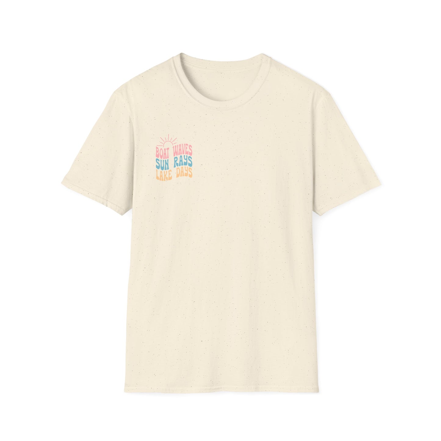 Lake Days T-Shirt — "Boat Waves Sun Rays" Summer Graphic Tee
