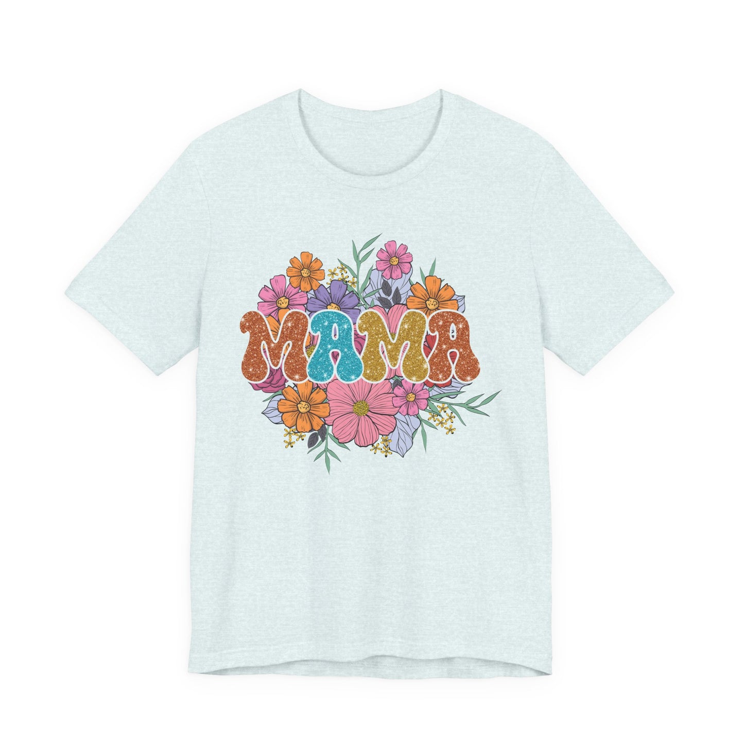 Mama Floral Vintage Tee — Retro Flower Mom Shirt for Mother’s Day