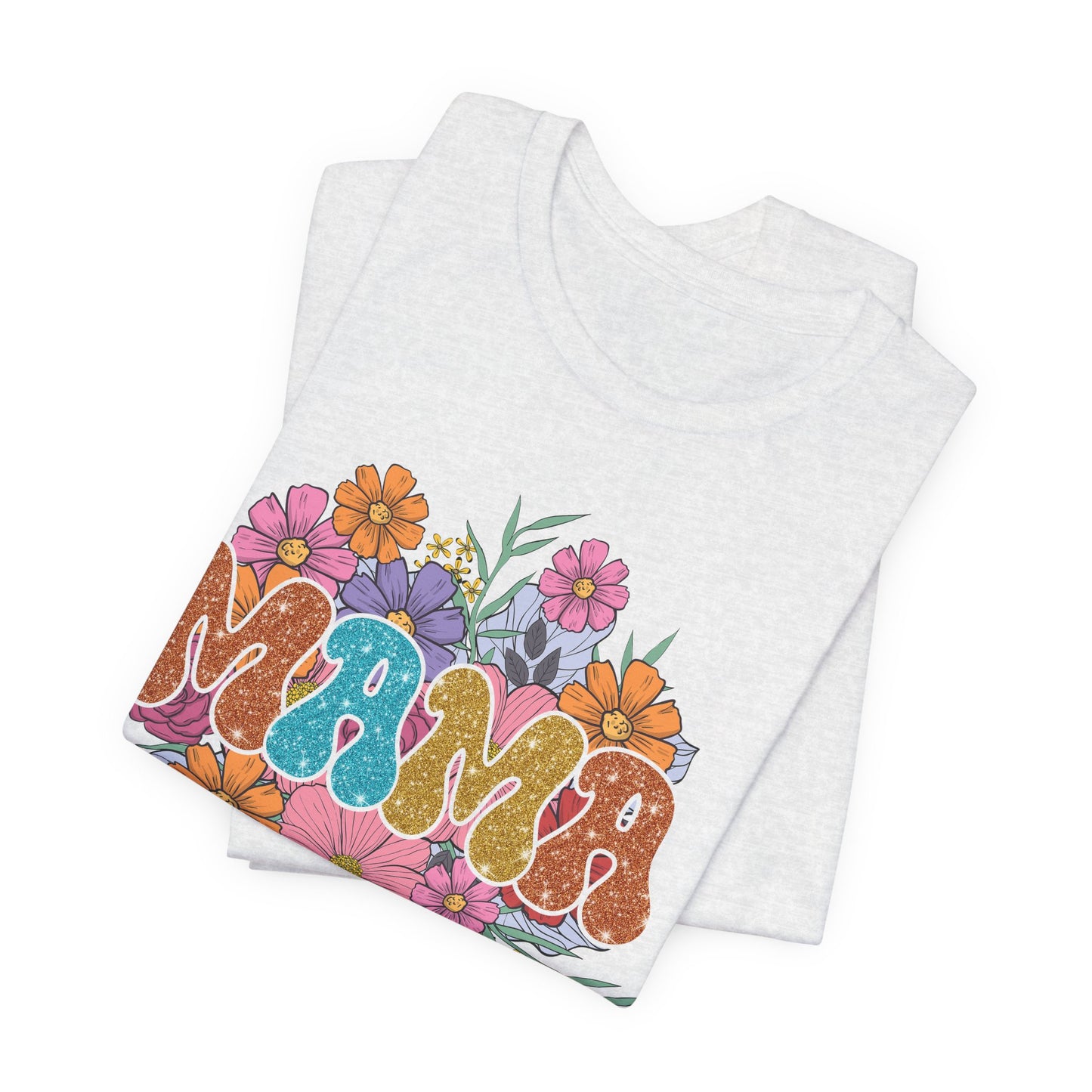 Mama Floral Vintage Tee — Retro Flower Mom Shirt for Mother’s Day