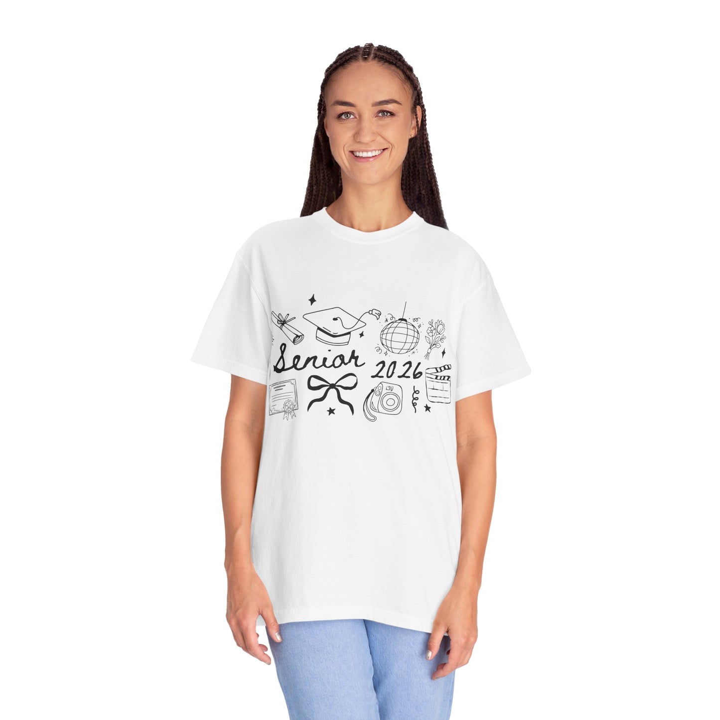 Senior 2026 Graduation Tee — Black Text