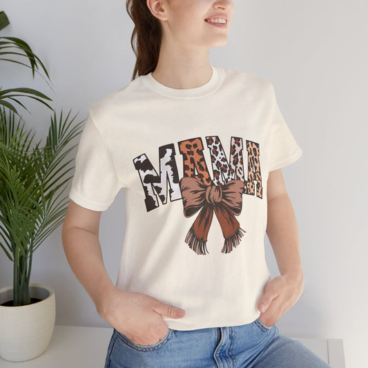 Mama Leopard Bow Tee